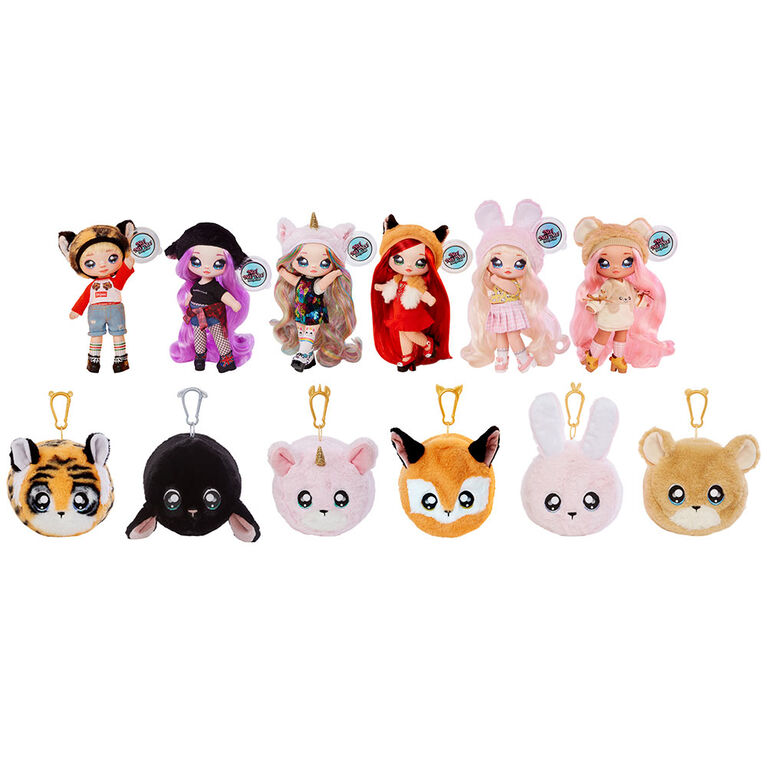 Na! Na! Na! Surprise 2-in-1 Fashion Doll & Plush Pom with Confetti Balloon Unboxing - Assortment May Vary - One Doll Per Purchase - English Edition
