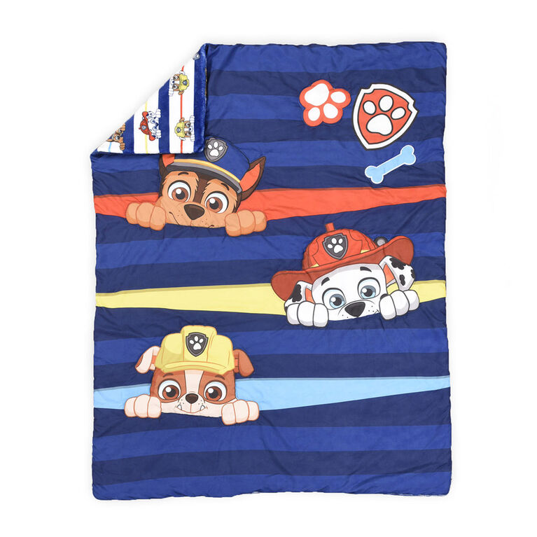 Paw Patrol 3 Piece Toddler Bedding Set with Reversible Comforter, Fitted Sheet Pillowcase by Nemcor Toys R Us Canada