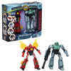 Transformers EarthSpark Cyber-Combiner, figurines Terran Twitch et Robby Malto