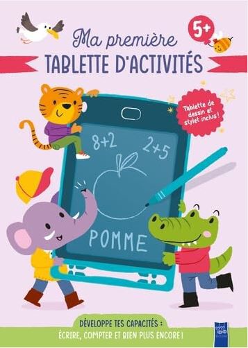 Ma Première Tablette D'Activités: Écrire Et Compter 5+ - French Text