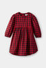 Flannel Plaid Dress Red 18-24M