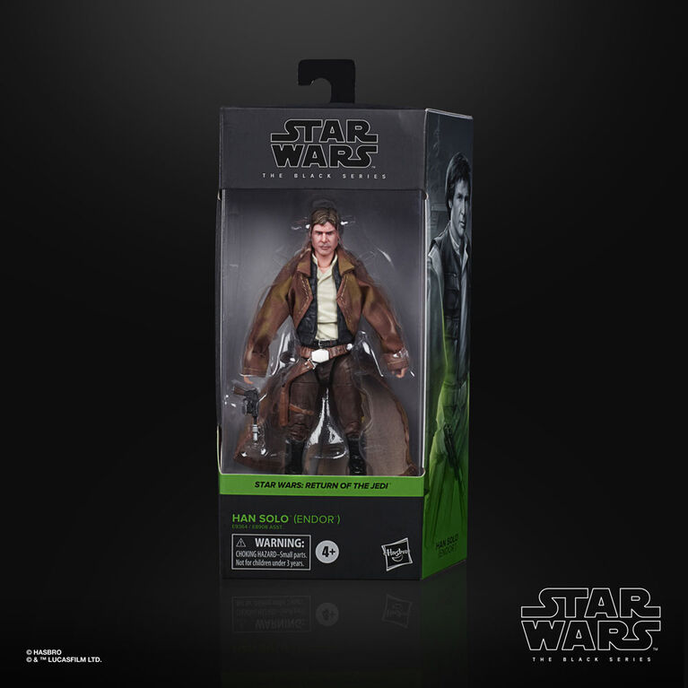 Star Wars The Black Series Han Solo (Endor) Toy
