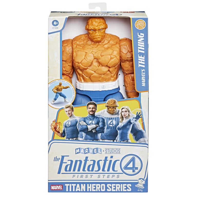 Marvel Studios Titan Hero Series The Fantastic Four: First Steps Marvel's The Thing Action Figure Marvel Studios Titan Hero Series The Fantastic Four: First Steps Marvel's The Thing Action Figure