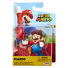 Personnage Nintendo 2,5po avec articulation limitée - Mario salue son chapeau