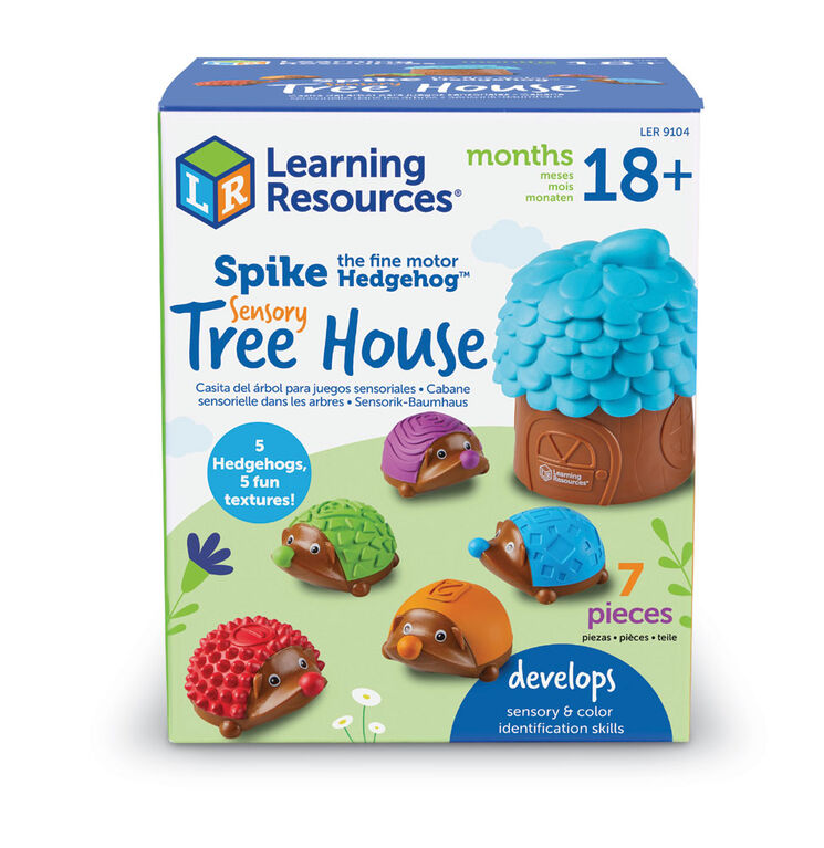 Spike the Fine Motor Hedgehog Sensory Tree House - English Edition