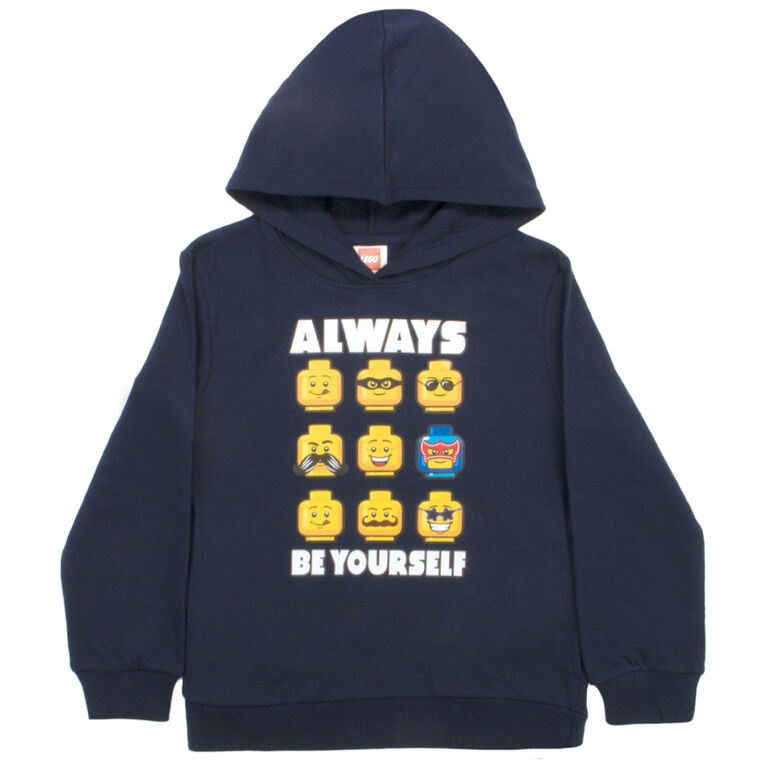 Lego Faces Fleece Hoody Navy - 7