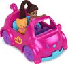 Polly Pocket Micro Doll with Cat-Themed Die-cast Car and Mini Pet, Travel Toys