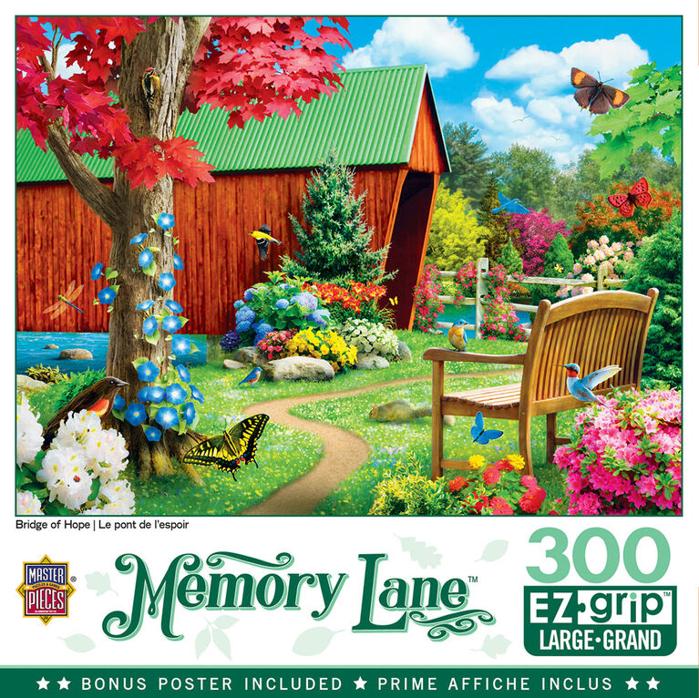 Memory Lane 300 Piece EZ-Grip Puzzle - Bridge of Hope