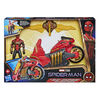 Marvel Spider-Man 6-Inch Jet Web Cycle Vehicle and Detachable Action Figure Toy With Wings