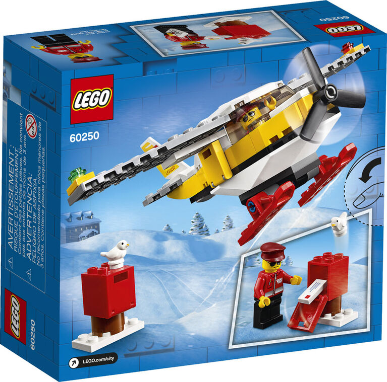 LEGO City Great Vehicles L'avion postal 60250 (74 pièces)