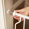 Evenflo Easy Walk-Thru Pressure-Mounted Pass-Through Gate (White)