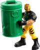WWE Knuckle Crunchers Rey Mysterio Action Figure & Accessories, Bone-Crunching Movement, 3.25-inch