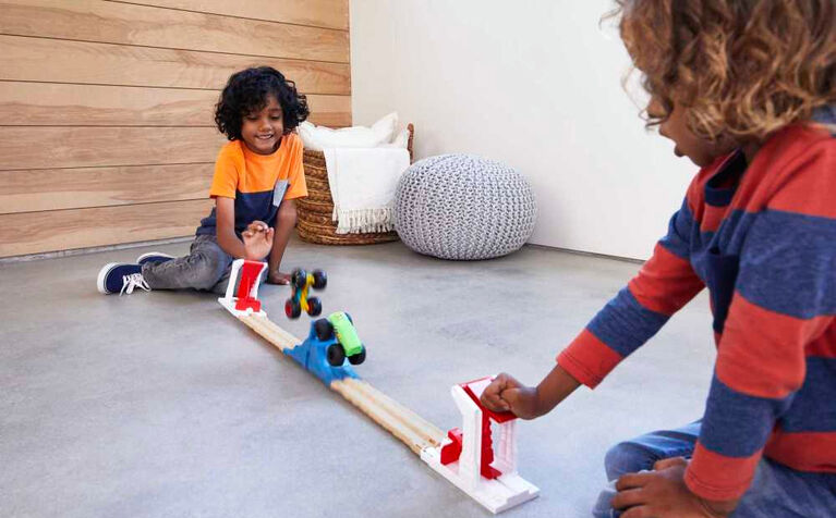 Hot Wheels Monster Trucks Double Destruction Play Set