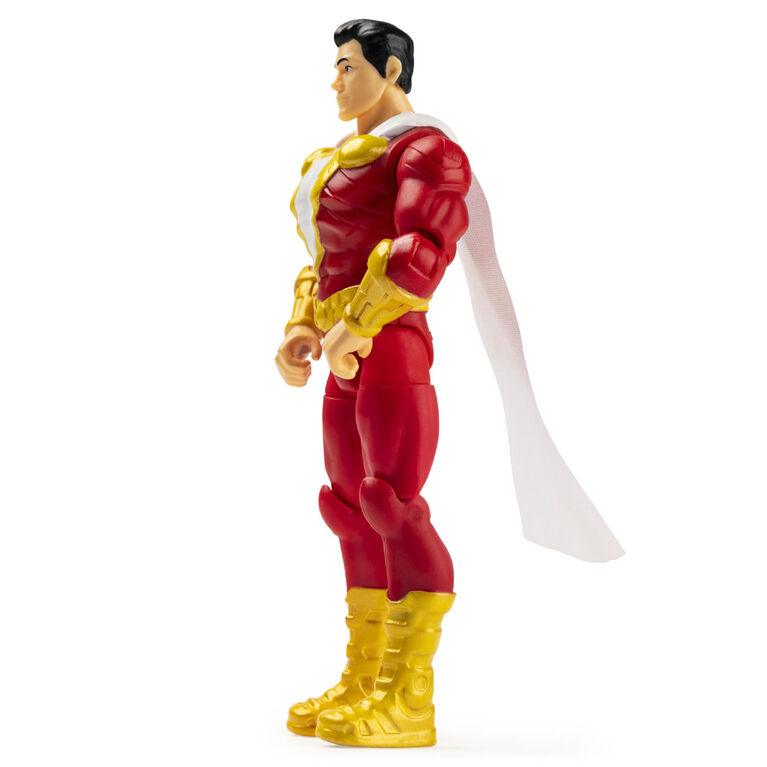 DC Comics 4-Inch Shazam! Action Figure with 3 Mystery Accessories, Adventure 1