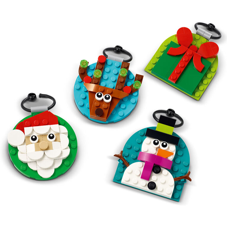 LEGO Sélection d'ornements de Noël Décorations suspendues avec cadeau, bonhomme de neige, renne et père Noël 40744 LEGO Sélection d'ornements de Noël Décorations suspendues avec cadeau, bonhomme de neige, renne et père Noël 40744