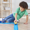 Mighty Express, Petit train Push and Go Brock le b&acirc;tisseur avec wagon de cargaison, jouets pour enfants &agrave; partir de 3 ans