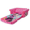 Marshmallow Furniture, Children's 2-in-1 Flip Open Foam Compressed Sofa, Minnie Mouse