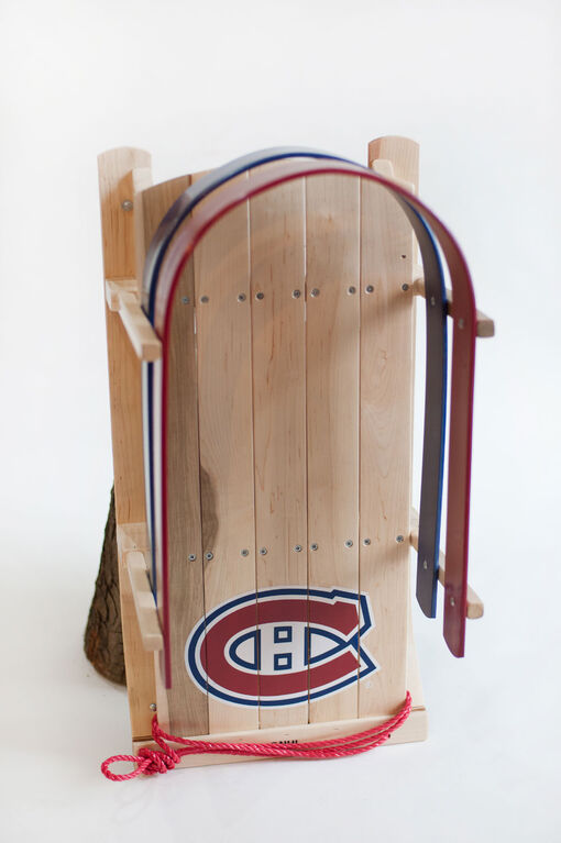 JAB - Baby sled with NHL Montreal Canadiens team's logo
