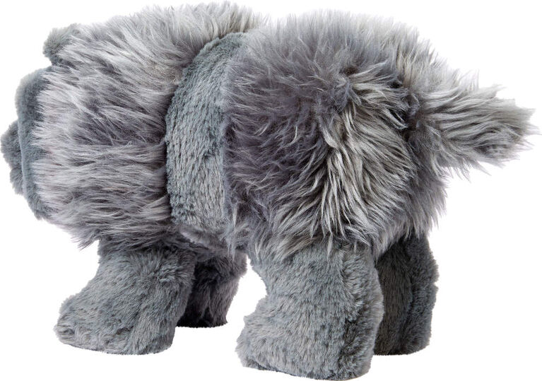 Minecraft Dennis the Wolf Interactive Plush Toy with Sounds & Moving Mouth, Inspired by the Movie