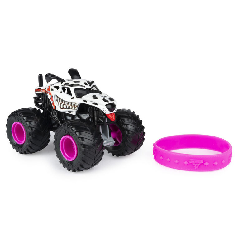 Monster Jam, Official Monster Mutt Dalmatian Monster Truck, Die-Cast Vehicle, Danger Divas Series, 1:64 Scale