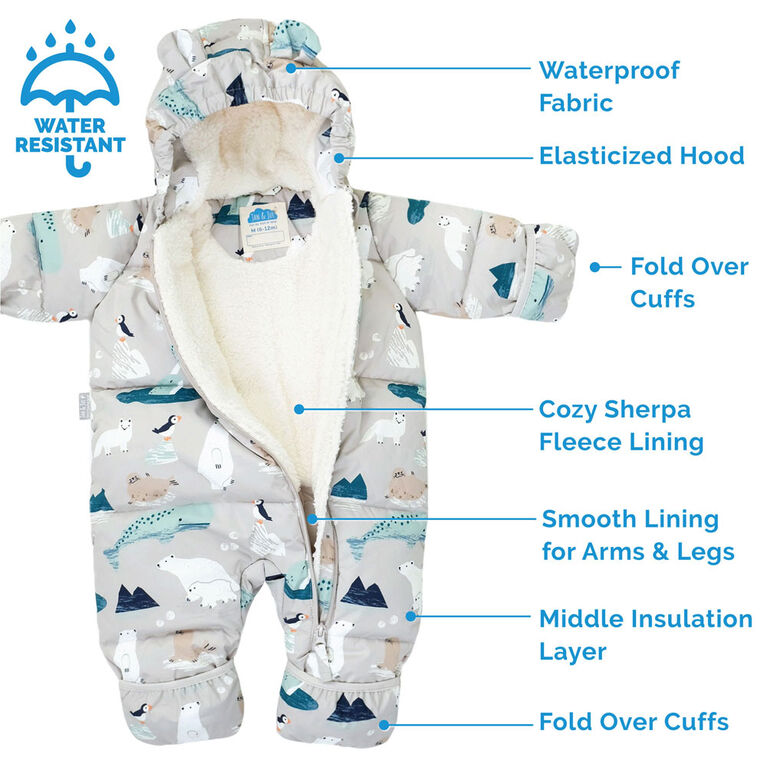Baby Snowsuit | Polar Pals - XL (18-24m)