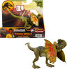 Jurassic World Strike Attack Dilophosaurus Dinosaur Action Figure Toy with Single Strike Action