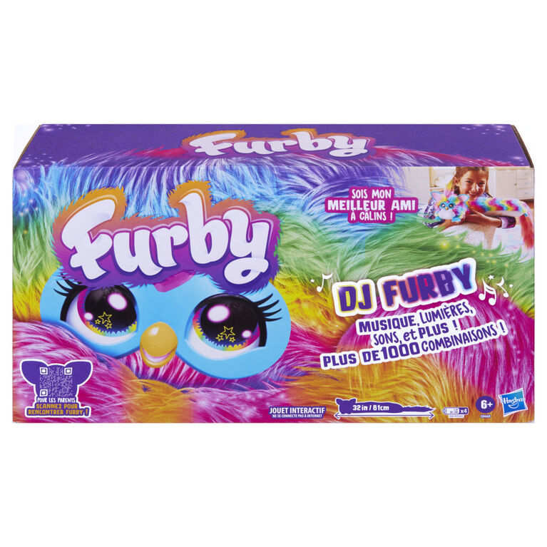 Furby DJ Furby, jouet interactif arc-en-ciel - Version Française Furby DJ Furby, jouet interactif arc-en-ciel - Version Française