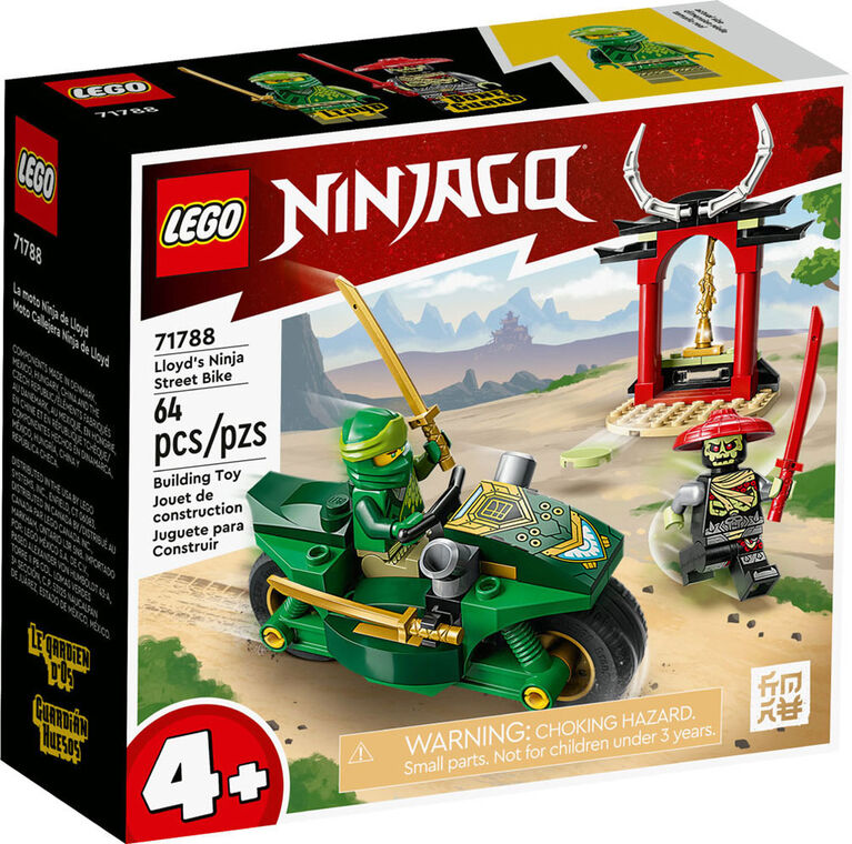 LEGO NINJAGO La moto Ninja de Lloyd 71788 Ensemble de jeu de construction (64 pièces)