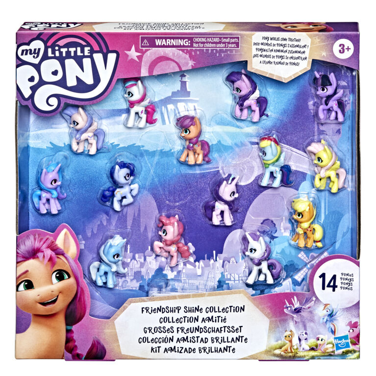 My Little Pony: A New Generation Friendship Shine Collection - 14 Pony Figure Toys