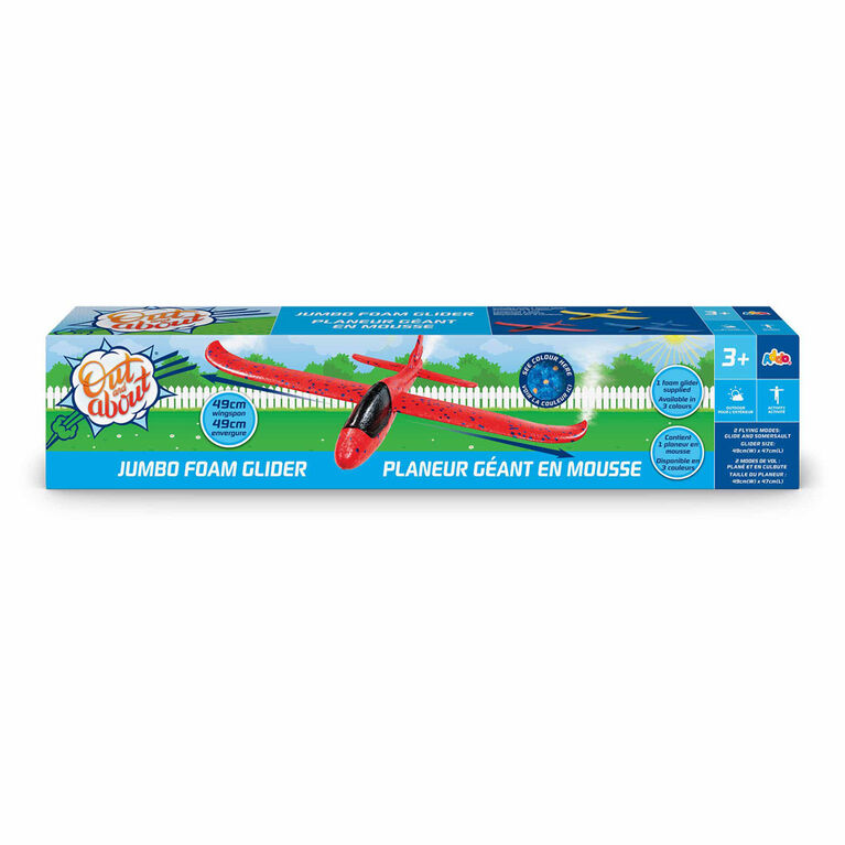 Out and About Jumbo Foam Glider - Colors may vary - Notre exclusivité