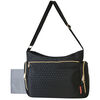 Sac à langer Fisher Price Hobo, noir avec bordure dorée