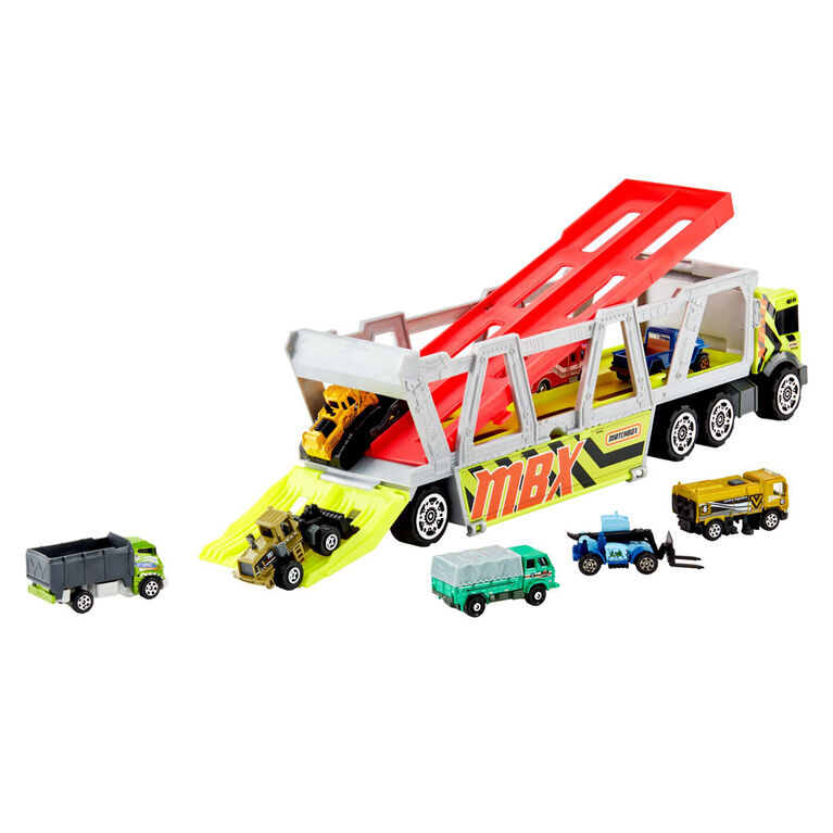 Camion de transport de construction Matchbox