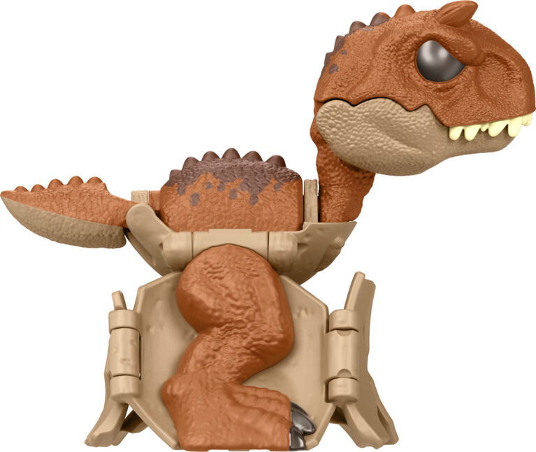 Jurassic World Egg to Carnotaurus Dinosaur Transforming Toy Hidden Hatchers