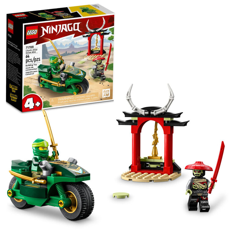 LEGO NINJAGO La moto Ninja de Lloyd 71788 Ensemble de jeu de construction (64 pièces)