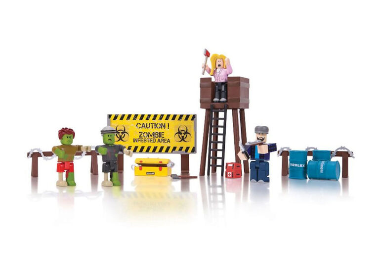 Roblox Jeu De Figurines D Attaque De Zombies Toys R Us Canada