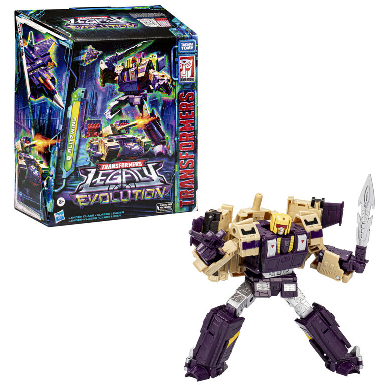 Transformers Legacy Evolution Leader Blitzwing 7 Inch Action Figure