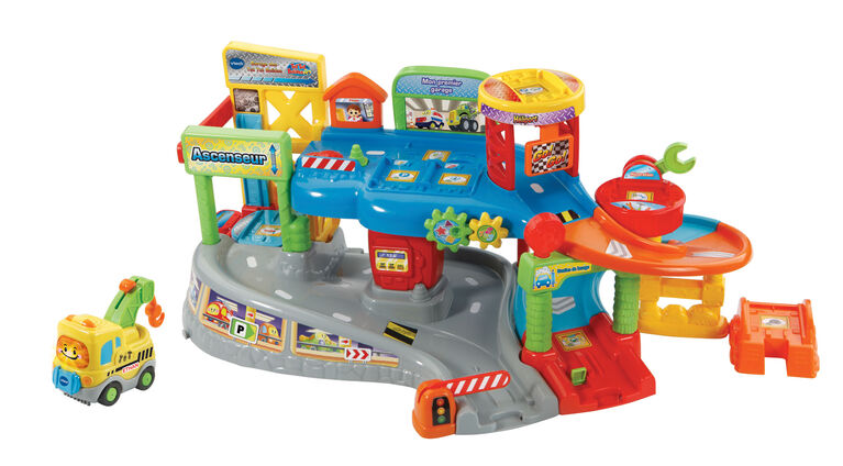 VTech Go! Go! Smart Wheels Tow & Go Garage - French Edition