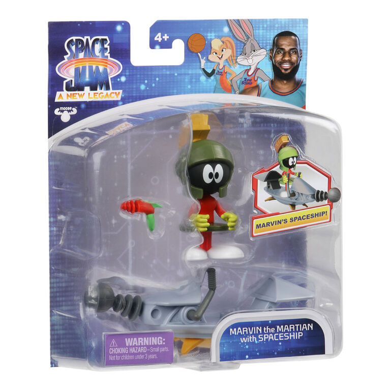 Space Jam S1 Ballers Fig Pk - Marvin With Spaceship - Édition anglaise