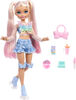 Dream Besties Barbie "Malibu" Roller Skating Fashion Doll with 9 Makeup Themed Accessories