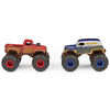 Monster Jam, Official Grave Digger vs. Grave Digger The Legend Color-Changing Die-Cast Monster Trucks, 1:64 Scale