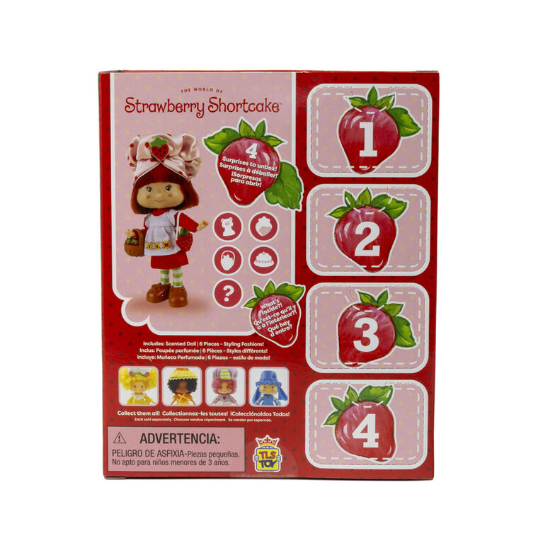 Poupée de mode Charlotte aux fraises de 5,5 pouces