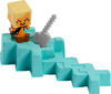 Minecraft Mini Mode Mining Action Figures with Reveal, Accessory & Moldable Sand (Characters May Vary)