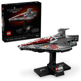 LEGO Star Wars Le transport d'assaut de classe Acclamator, Modèle de vaisseau à construire et exposer pour adultes 75404