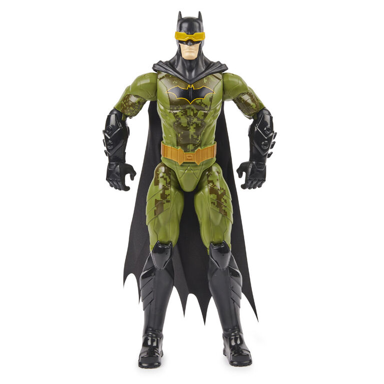 BATMAN, Figurine articulée 30 cm (costume camouflage)