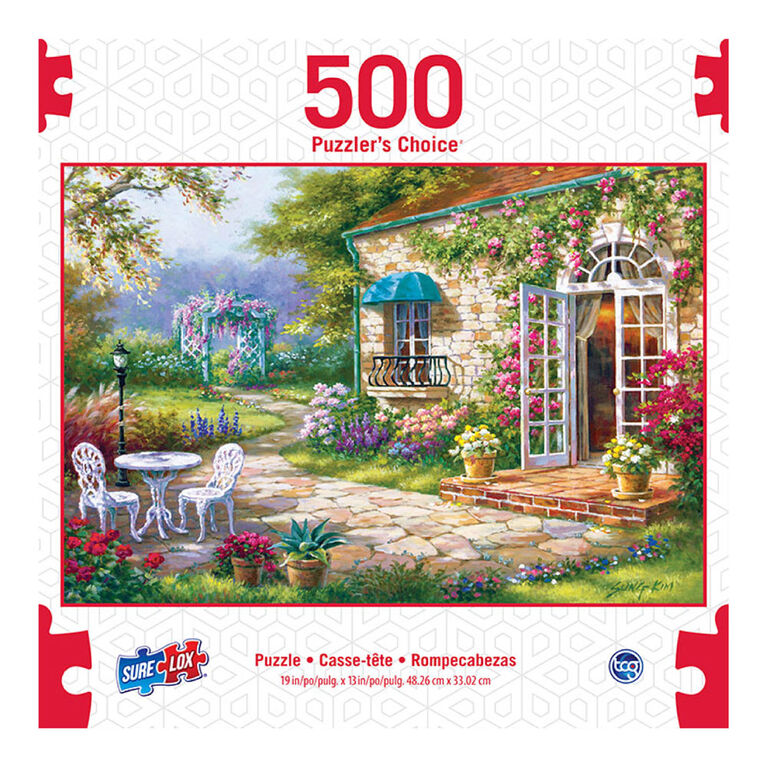 SURE-LOX - Manors & Cottages 1000 piece Puzzles - Spring Patio