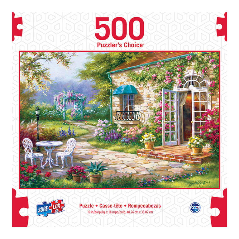 SURE-LOX - Puzzles Manors & Cottages de 1000 pièces - Patio de printemps