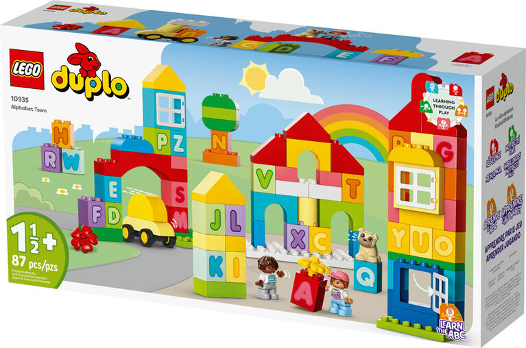 LEGO DUPLO Classic Alphabet Town 10935 Building Toy Set (87 Pieces)