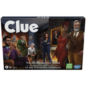 Clue, jeu de plateau pour enfants, jeu Clue revisité, pour 2 à 6 joueurs, jeu d'enquête, jeu de détective, jeu familial pour enfants et adultes