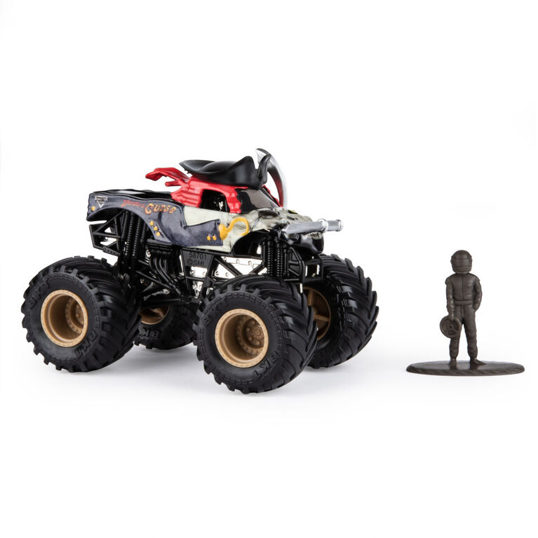 Monster Jam, Official Pirate's Curse Monster Truck, Die-Cast Vehicle, Crazy Creatures Series, 1:64 Scale