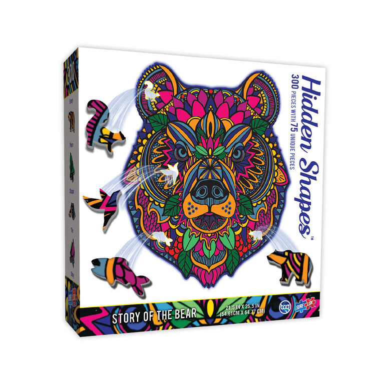 300Pc Hidden Shapes Puzzle Collection
